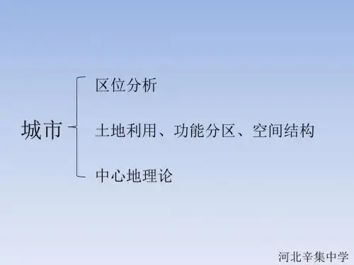 2.2.2城市化过程和特点