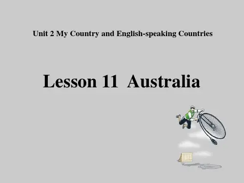 冀教版五年级英语上册：Lesson 11  Australia ppt课件