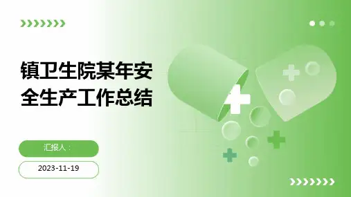 镇卫生院某年安全生产工作总结