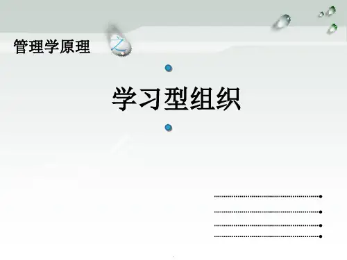 学习型组织.