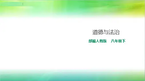 统编人教部编版八年级下册道德与法治【期末复习】第四单元《崇尚法治精神》复习课件(48张PPT)