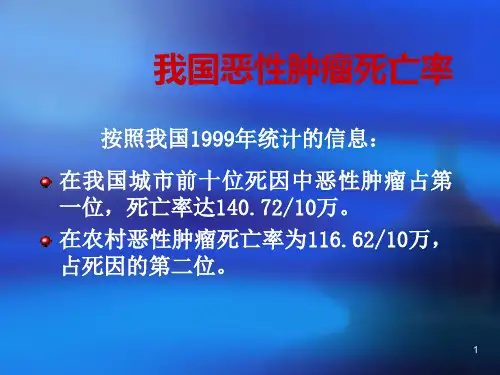 肿瘤标志物及临床应用ppt课件