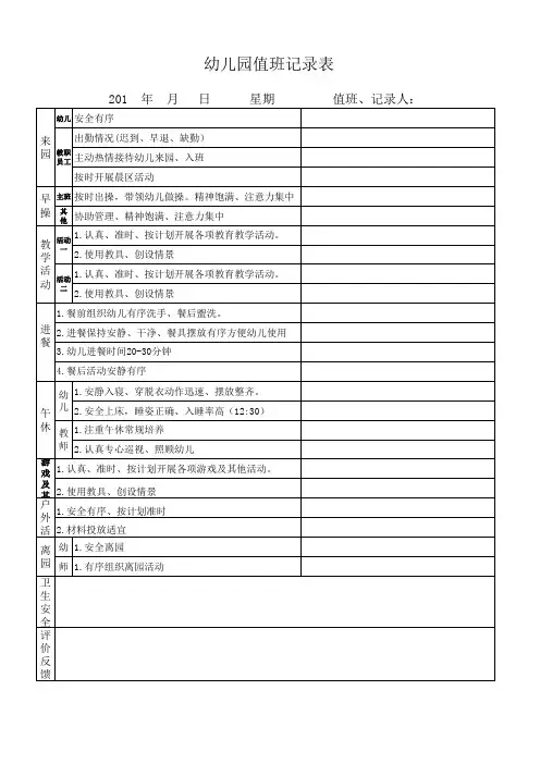 值班表1