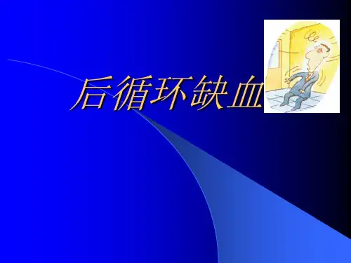 后循环缺血PPT课件