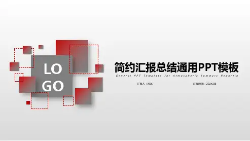 动态大方简约汇报总结报告PPT模板