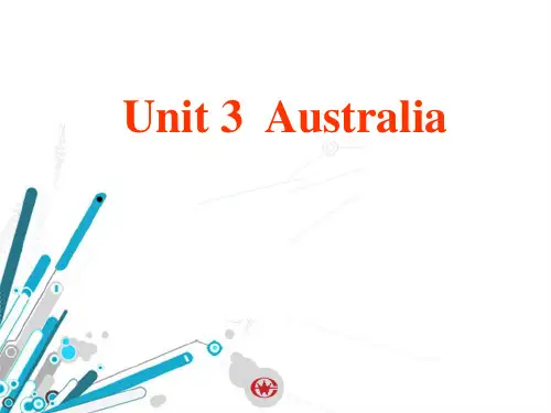 人教版高中英语选修九 unit3 australia warming up  and reading课件(共34张PPT)