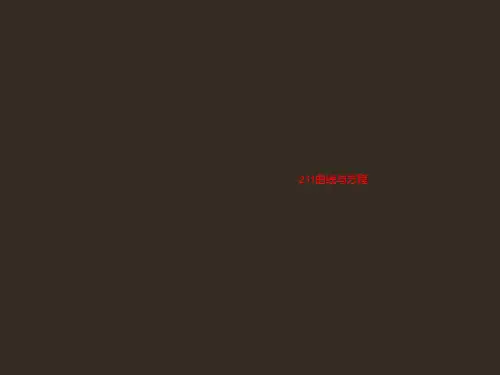 211曲线与方程