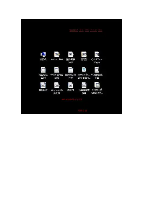 win7桌面图标显示不正常的解决方法