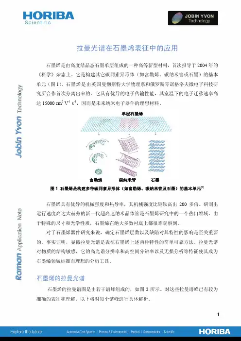 拉曼光谱在石墨烯表征中的应用