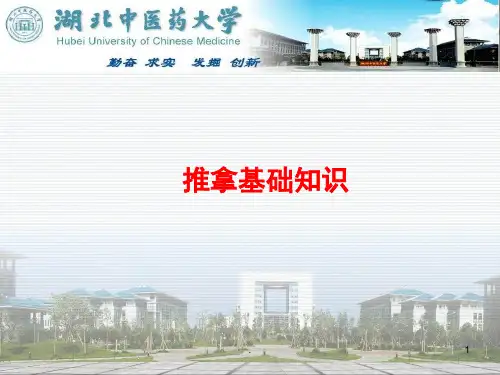 推拿基础知识(课堂PPT)