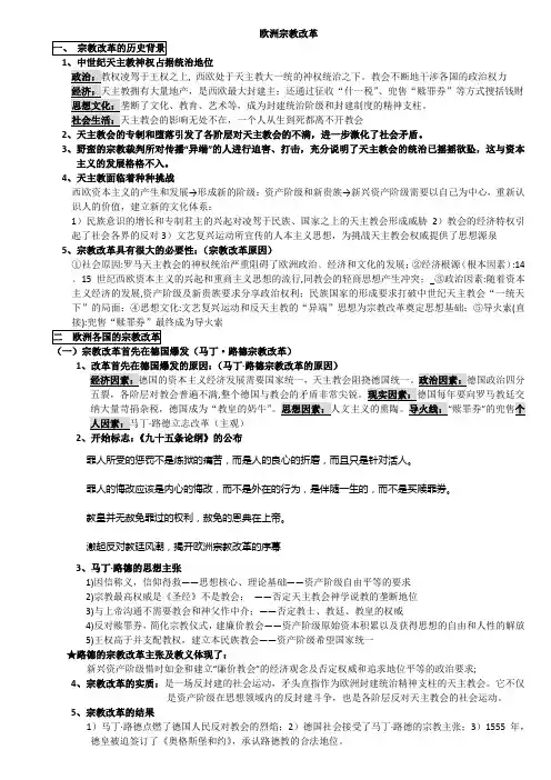 宗教改革
