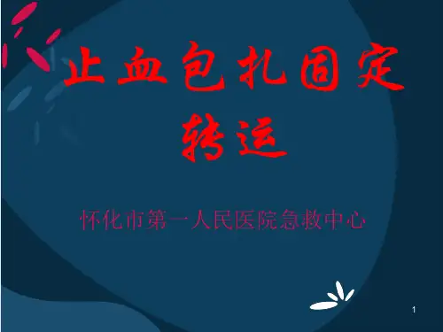 止血包扎固定转运