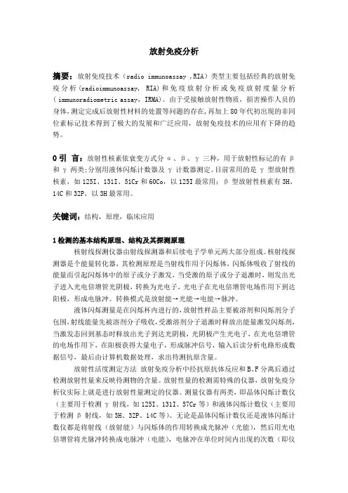 放射免疫分析