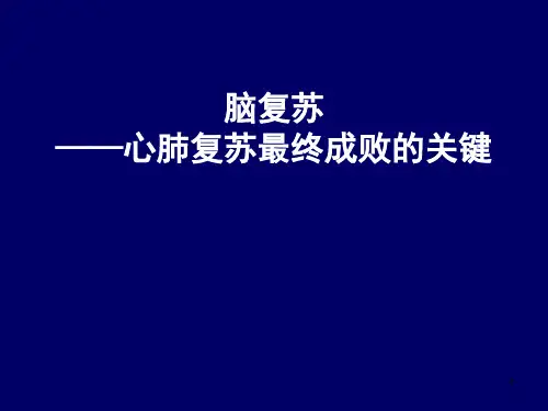 脑复苏PPT精选课件