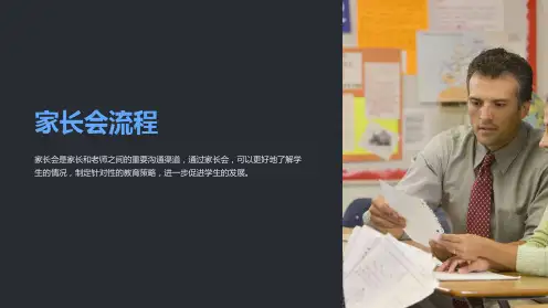 《家长会流程》课件