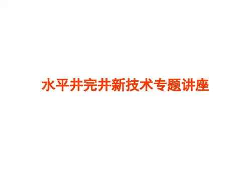 水平井完井新技术