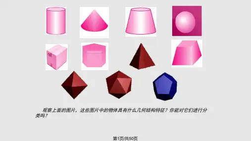 简单常用的旋转体PPT课件