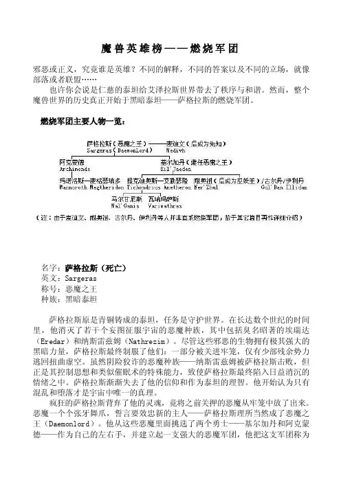 魔兽英雄榜——精选推荐
