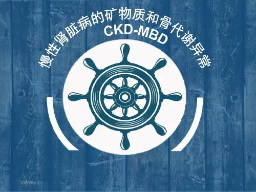 慢性肾脏病矿物质及骨代谢异常ppt课件