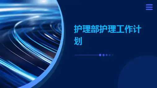 护理部护理工作计划PPT