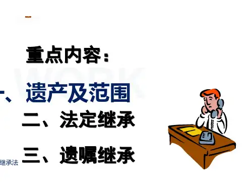 继承法课件(培训讲座课件PPT)