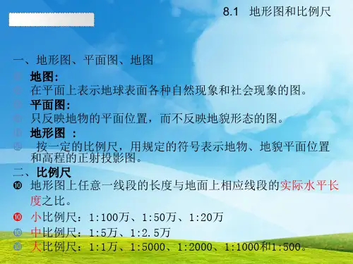 地物地貌在图上的表示方法经纬仪测绘法大比例尺数字化