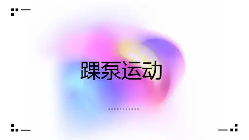 踝泵运动-演讲模板