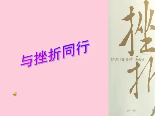 与挫折同行ppt优秀课件1 教科版