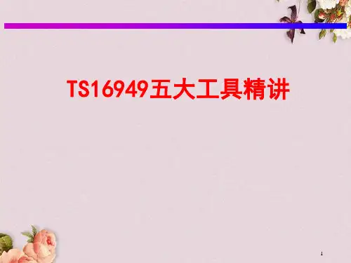 TS16949五大工具精讲(PPT 117页)