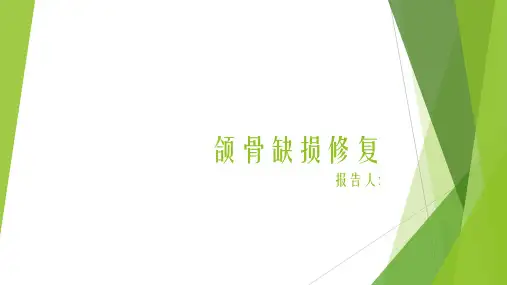 颌骨缺损修复PPT课件