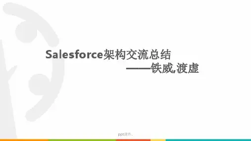Salesforce架构交流总结ppt课件
