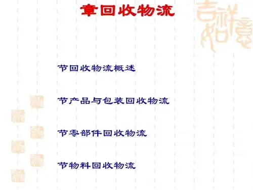 回收物流概述(PPT31张)