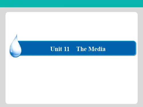 2018-2019学年高中北师大版英语必修四课件Unit 11 The Media11-3