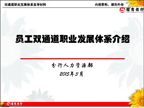 员工双通道职业发展体系介绍(人力资源部)