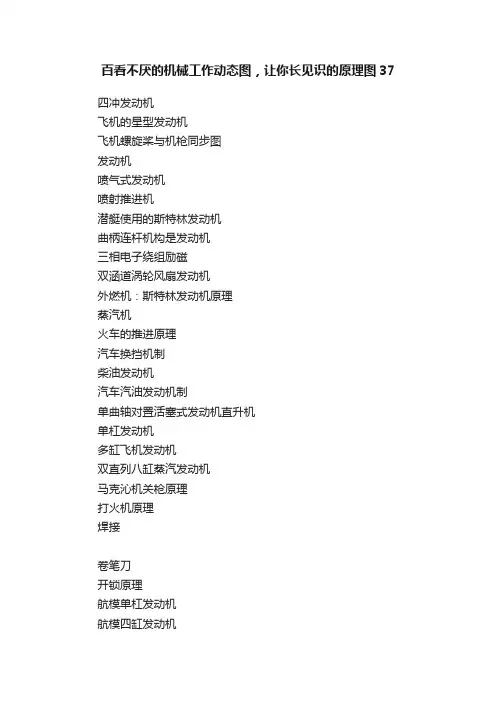 百看不厌的机械工作动态图，让你长见识的原理图37