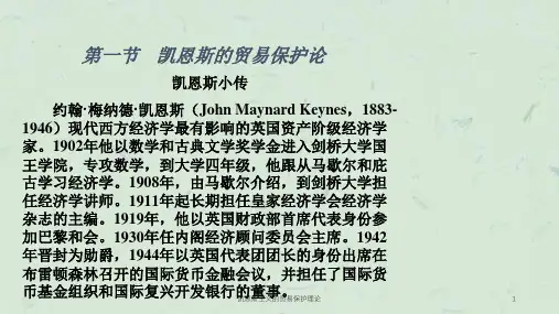 凯恩斯主义的贸易保护理论课件