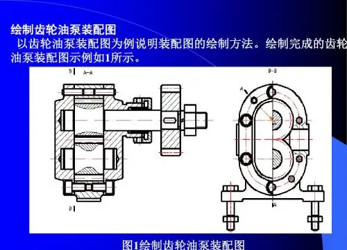 课程设计一：齿轮油泵