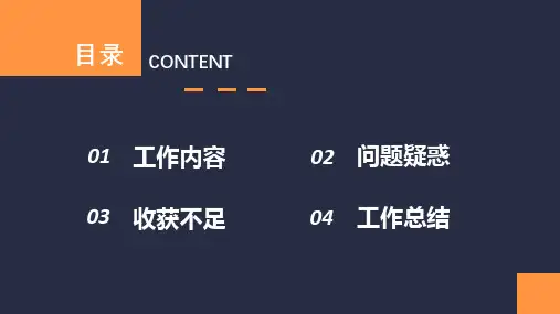 大学生实习总结报告ppt课件