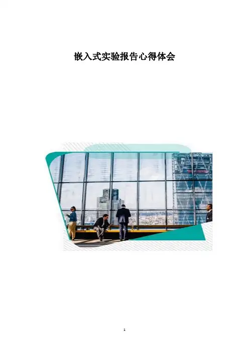 嵌入式实验报告心得体会1