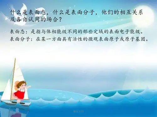 《表面物理化学答案》PPT课件
