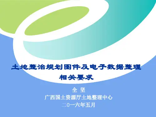土地整治规划图件及数据要求 (1)