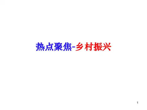 乡村振兴战略-2022年学习资料;