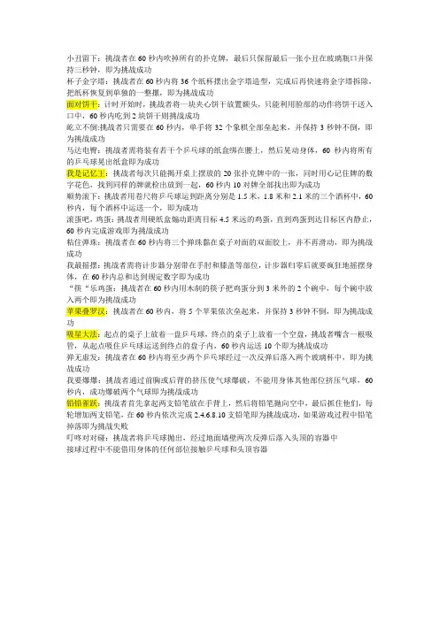 极速60秒精彩游戏