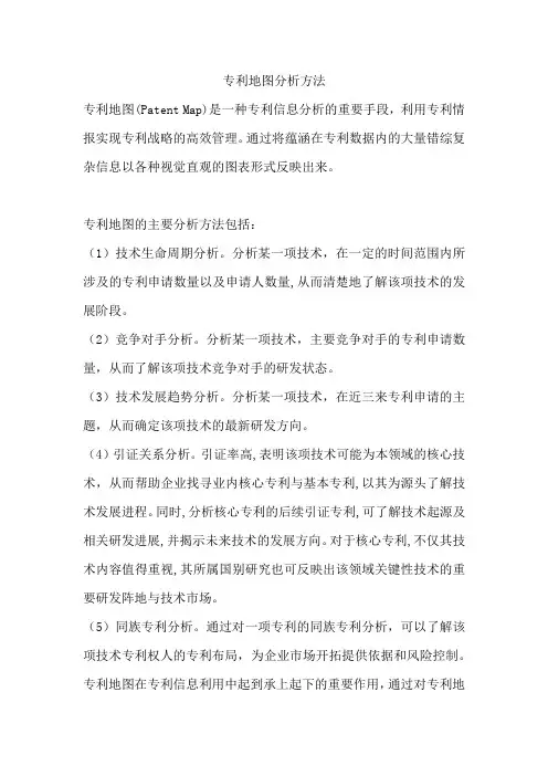 专利地图分析方法