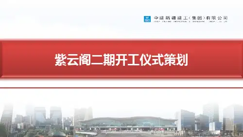开工仪式策划方案1  ppt课件