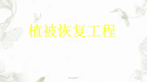 植被恢复工程课件