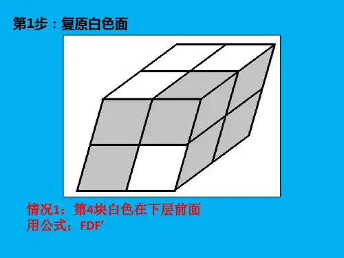 二阶魔方完美还原公式图解