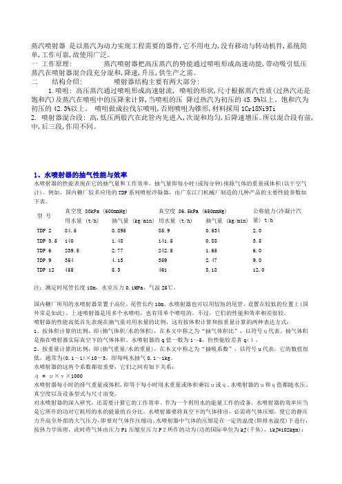 水喷射器