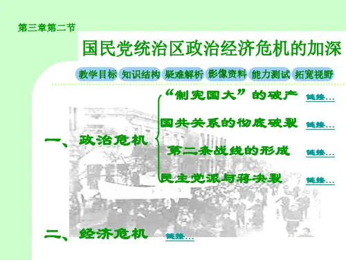 国民党统治区政治经济危机的加深014531朱小荣