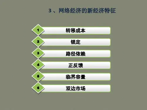 第三章网络经济的新经济特性
